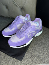 Load image into Gallery viewer, Purple Material C Trainers