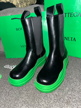 Load image into Gallery viewer, Green Leather Boots