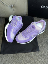 Load image into Gallery viewer, Purple Material C Trainers