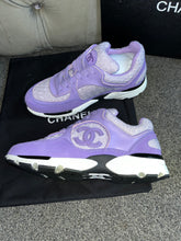Load image into Gallery viewer, Purple Material C Trainers