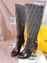 Load image into Gallery viewer, Brown Tall FF Boots