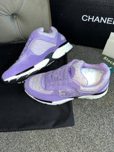 Load image into Gallery viewer, Purple Material C Trainers