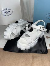 Load image into Gallery viewer, White Chunky P Sandals