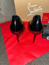 Load image into Gallery viewer, Black Open Toe Heels