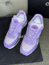 Load image into Gallery viewer, Purple Material C Trainers