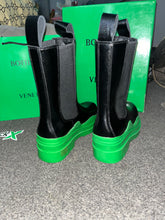 Load image into Gallery viewer, Green Leather Boots