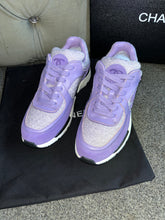 Load image into Gallery viewer, Purple Material C Trainers