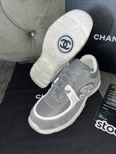Load image into Gallery viewer, Grey C Runner Trainers