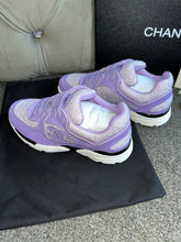 Load image into Gallery viewer, Purple Material C Trainers