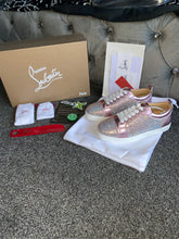 Load image into Gallery viewer, Diamond Pink Metallic Trainers