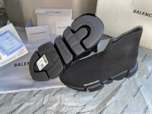 Load image into Gallery viewer, All Black Sock Trainers