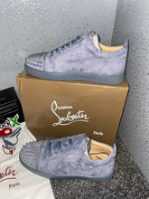 Load image into Gallery viewer, Dark Grey Studded Trainers