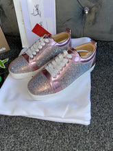 Load image into Gallery viewer, Diamond Pink Metallic Trainers