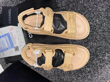 Load image into Gallery viewer, Beige C Strapped Sandals