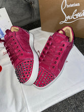 Load image into Gallery viewer, Bright Pink Studded Trainers