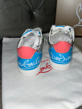 Load image into Gallery viewer, Colourful Red Bottomed Trainers