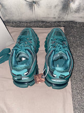 Load image into Gallery viewer, Teal Track Trainers