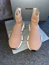 Load image into Gallery viewer, Tan Sock Trainers