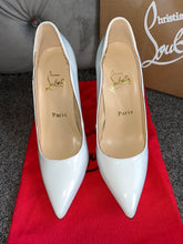 Load image into Gallery viewer, White Red Bottom Heels