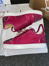 Load image into Gallery viewer, Bright Pink Studded Trainers