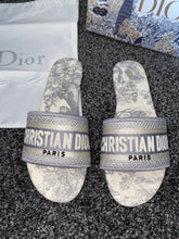 Load image into Gallery viewer, Light Grey Paris Sandals