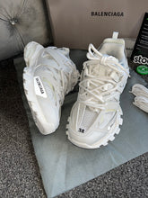 Load image into Gallery viewer, White Track Trainers