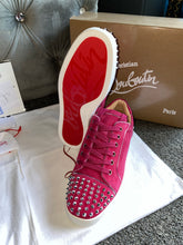 Load image into Gallery viewer, Bright Pink Studded Trainers