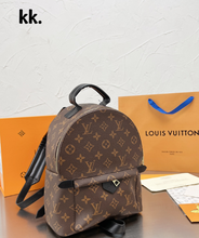 Load image into Gallery viewer, Brown Leather Backpack