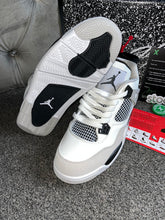 Load image into Gallery viewer, Grey, White & Black Air Trainers