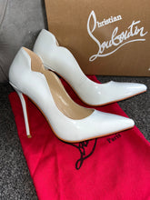 Load image into Gallery viewer, White Red Bottom Heels