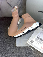 Load image into Gallery viewer, Tan Sock Trainers