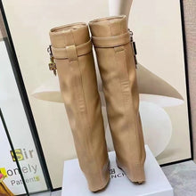 Load image into Gallery viewer, Shark Leather Boots