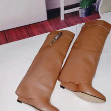 Load image into Gallery viewer, Shark Leather Boots