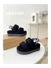Load image into Gallery viewer, Open Toe Ugg Slippers