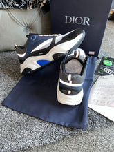 Load image into Gallery viewer, Blue, Black & White CD Runners