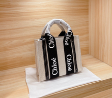 Load image into Gallery viewer, Clo Canvas Tote Bag Black