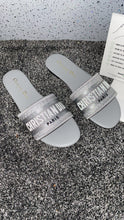 Load image into Gallery viewer, Grey Paris Sandals