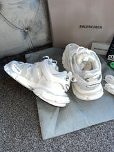 Load image into Gallery viewer, White Track Trainers