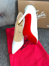 Load image into Gallery viewer, White Red Bottom Heels