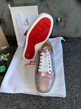 Load image into Gallery viewer, Diamond Pink Metallic Trainers