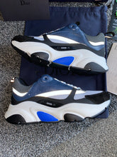 Load image into Gallery viewer, Blue, Black & White CD Runners