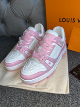 Load image into Gallery viewer, Pink & White Trainers