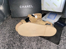 Load image into Gallery viewer, Beige C Strapped Sandals