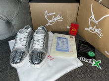 Load image into Gallery viewer, Glittery Studded Plain Trainers