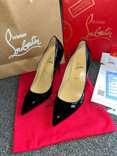 Load image into Gallery viewer, Black Red Bottomed Heels