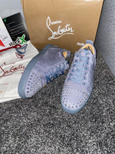 Load image into Gallery viewer, Dark Grey Studded Trainers