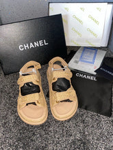 Load image into Gallery viewer, Beige C Strapped Sandals
