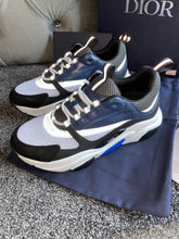 Load image into Gallery viewer, Blue, Black & White CD Runners