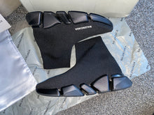 Load image into Gallery viewer, All Black Sock Trainers