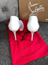 Load image into Gallery viewer, White Red Bottom Heels